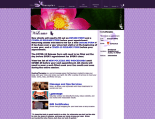 healingtherapiesaustin.com screenshot