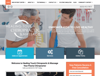 healingtouchfamilychiro.com screenshot