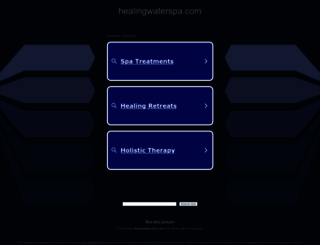 healingwaterspa.com screenshot
