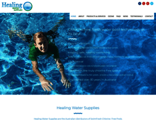 healingwatersupplies.com.au screenshot