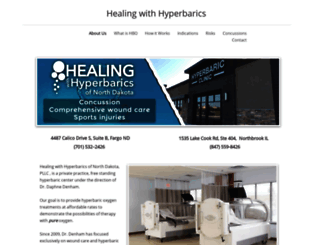 healingwithhyperbarics.com screenshot