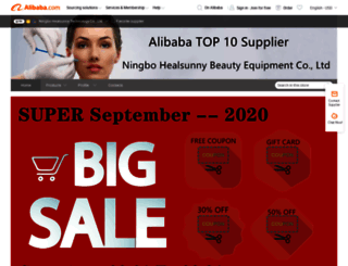 healsunny.en.alibaba.com screenshot