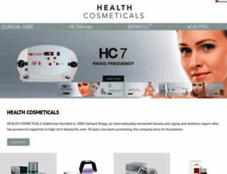 health-cosmeticals.com screenshot