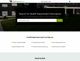 health-departments.com screenshot