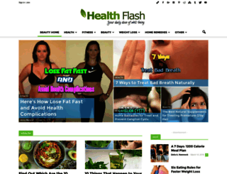 health-flash.com screenshot