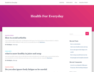 health-for-everyday.com screenshot