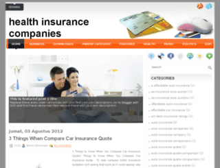health-insurancecompanies.blogspot.com screenshot