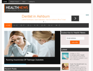 health-news.co.uk screenshot