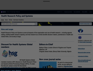 health-policy-systems.com screenshot