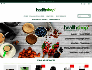 health-shop.com.au screenshot
