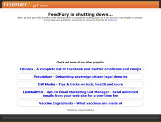 health.feedfury.com screenshot
