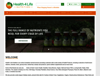health4lifenutrition.com.au screenshot