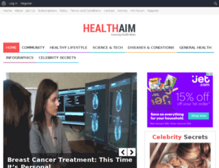 healthaim.com screenshot