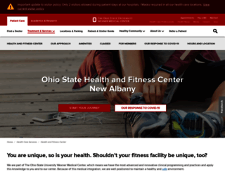 healthandfitness.osu.edu screenshot