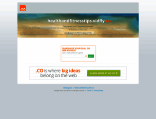 healthandfitnesstips.vidfly.co screenshot