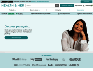 healthandher.com screenshot