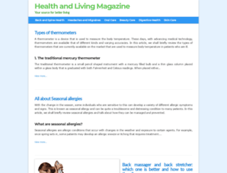 healthandlivingmag.com screenshot