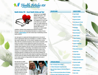 healtharticles101.com screenshot