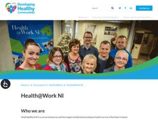 healthatworkni.com screenshot