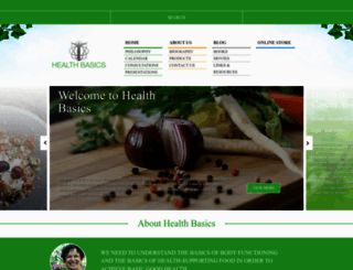 healthbasics.net screenshot