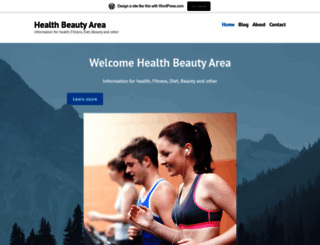 healthbeautyarea.wordpress.com screenshot