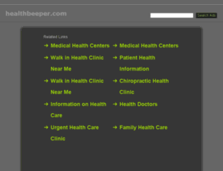 healthbeeper.com screenshot