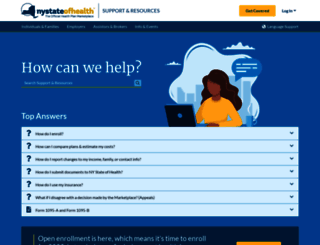 healthbenefitexchange.ny.gov screenshot