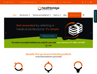 healthbridge.co.za screenshot