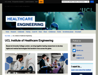 healthcare-eng.ucl.ac.uk screenshot