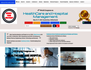 healthcare-hospitalmanagement.healthconferences.org screenshot