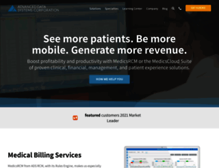healthcare.adsc.com screenshot