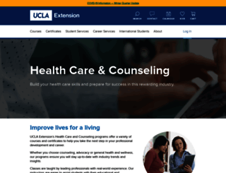 healthcare.uclaextension.edu screenshot