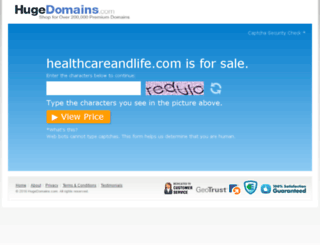 healthcareandlife.com screenshot