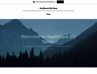 healthcarebiz.news.blog screenshot