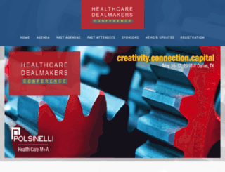 healthcaredealmakers.com screenshot