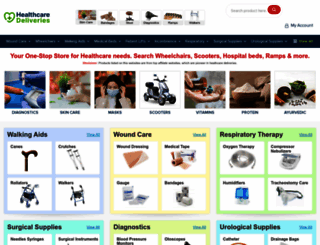 healthcaredeliveries.com screenshot