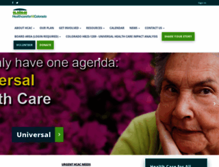 healthcareforallcolorado.org screenshot