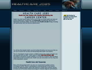 healthcarejobs.org screenshot