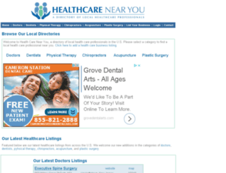healthcarenearyou.com screenshot