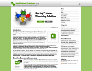 healthcareproblems.org screenshot