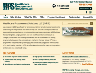 healthcareprocurement.com screenshot