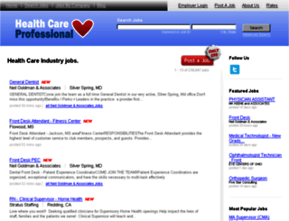 healthcareprofessional.com screenshot