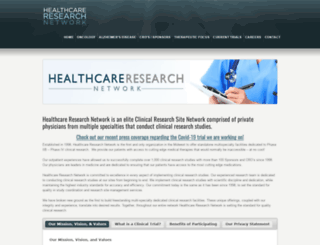 healthcareresearchnetwork.com screenshot