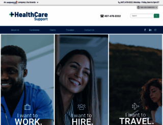 healthcaresupport.com screenshot