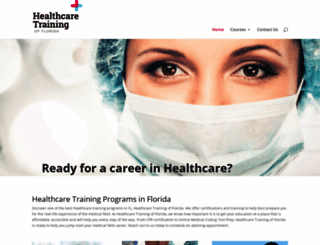 healthcaretrainingofflorida.com screenshot