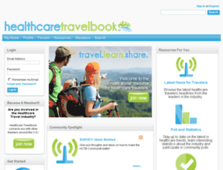 healthcaretravelbook.com screenshot