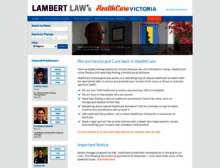 healthcarevictoria.com screenshot