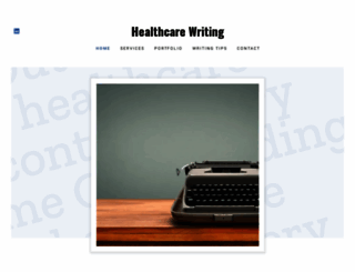 healthcarewriting.co.uk screenshot