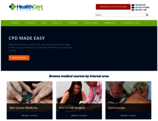 healthcert.com.au screenshot
