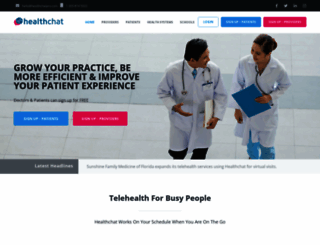healthchatpro.com screenshot